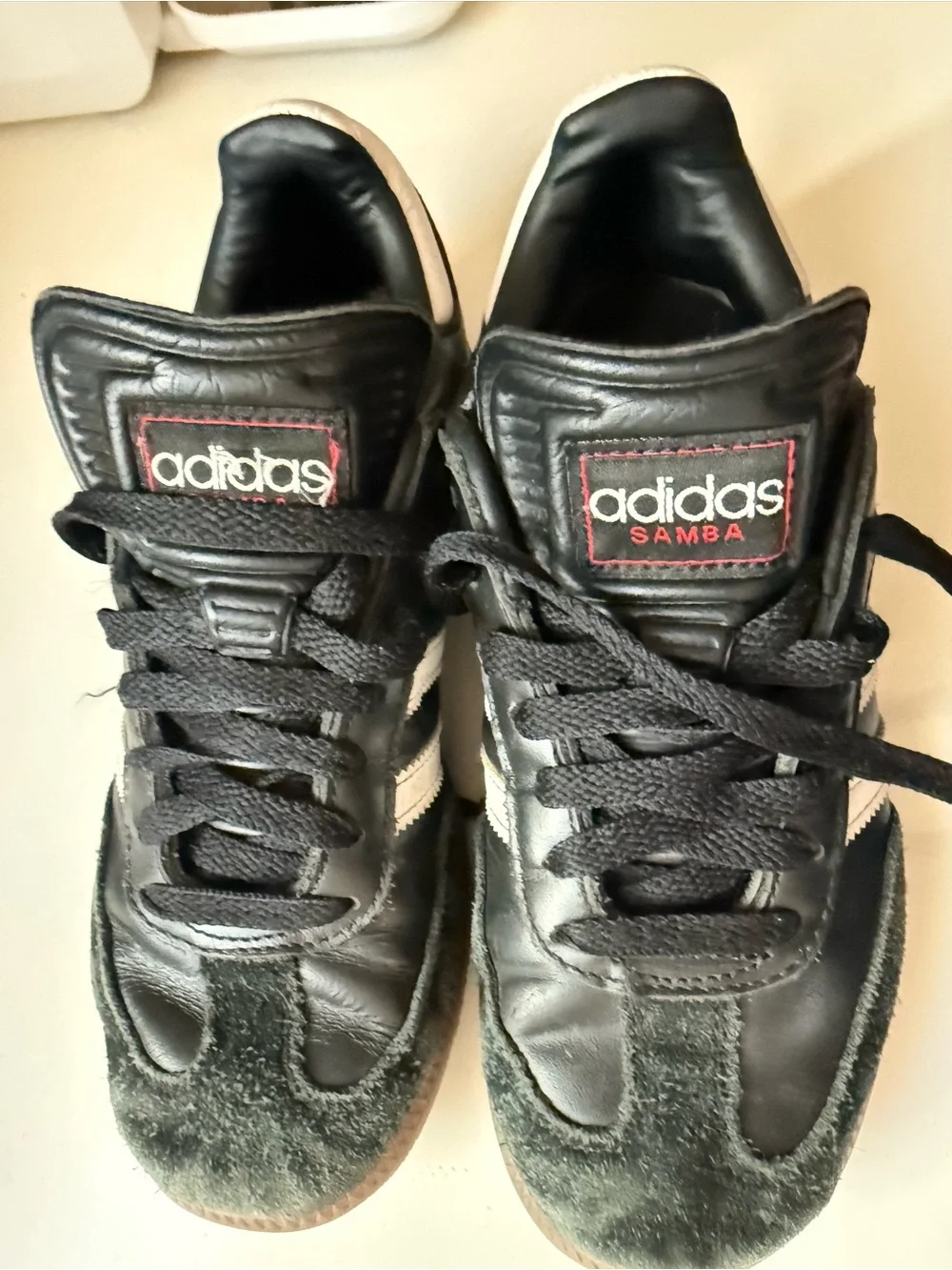 adidas Black Sneakers with Suede Toe